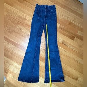 Free people We The Free Dark Blue Flare Jeans